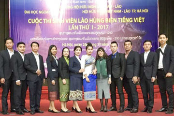 Cuộc thi Sinh viên Lào hùng biện tiếng Việt – Lần thứ nhất năm 2017
