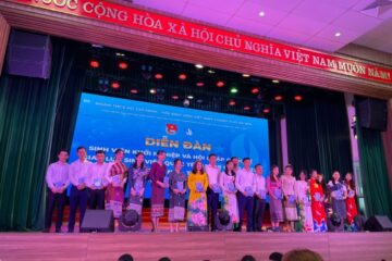 LƯU HỌC SINH LÀO TRƯỜNG HỮU NGHỊ T78 THAM GIA NGÀY HỘI SINH VIÊN 5 TỐT CẤP THÀNH PHỐ NĂM 2022