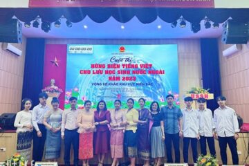 TRƯỜNG HỮU NGHỊ T78 THAM DỰ CUỘC THI HÙNG BIỆN TIẾNG VIỆT CHO LƯU HỌC SINH NƯỚC NGOÀI NĂM 2023